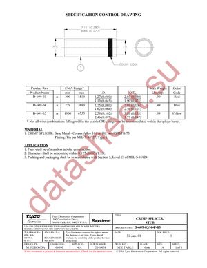 D-609-05 datasheet  